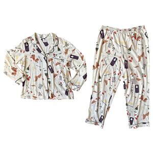 Bedhead Brunch Print Pajama Set Size XL XLarge